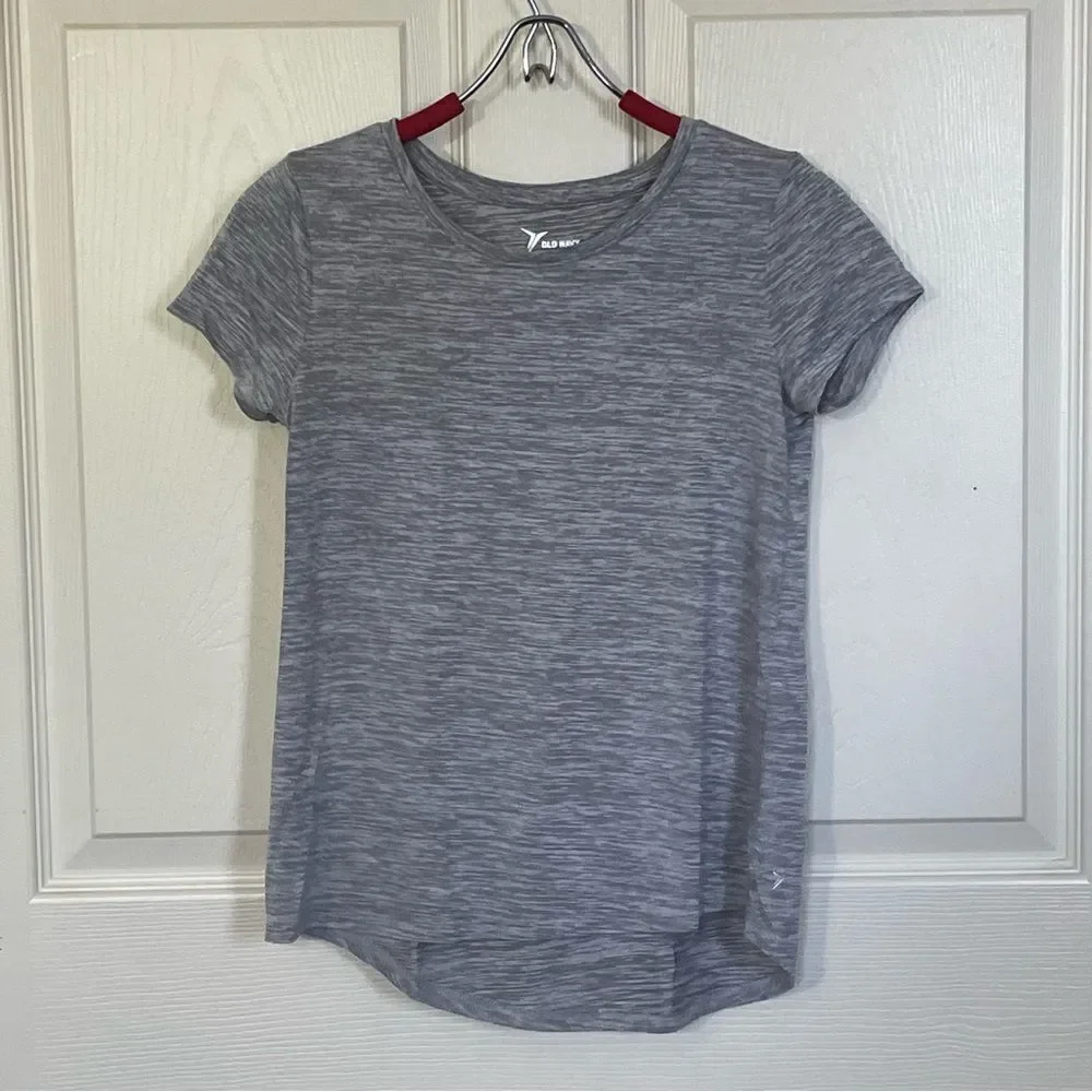 Old Navy Active Go-Dry Girls Short Sleeve T-Shirt, Large (10/12)